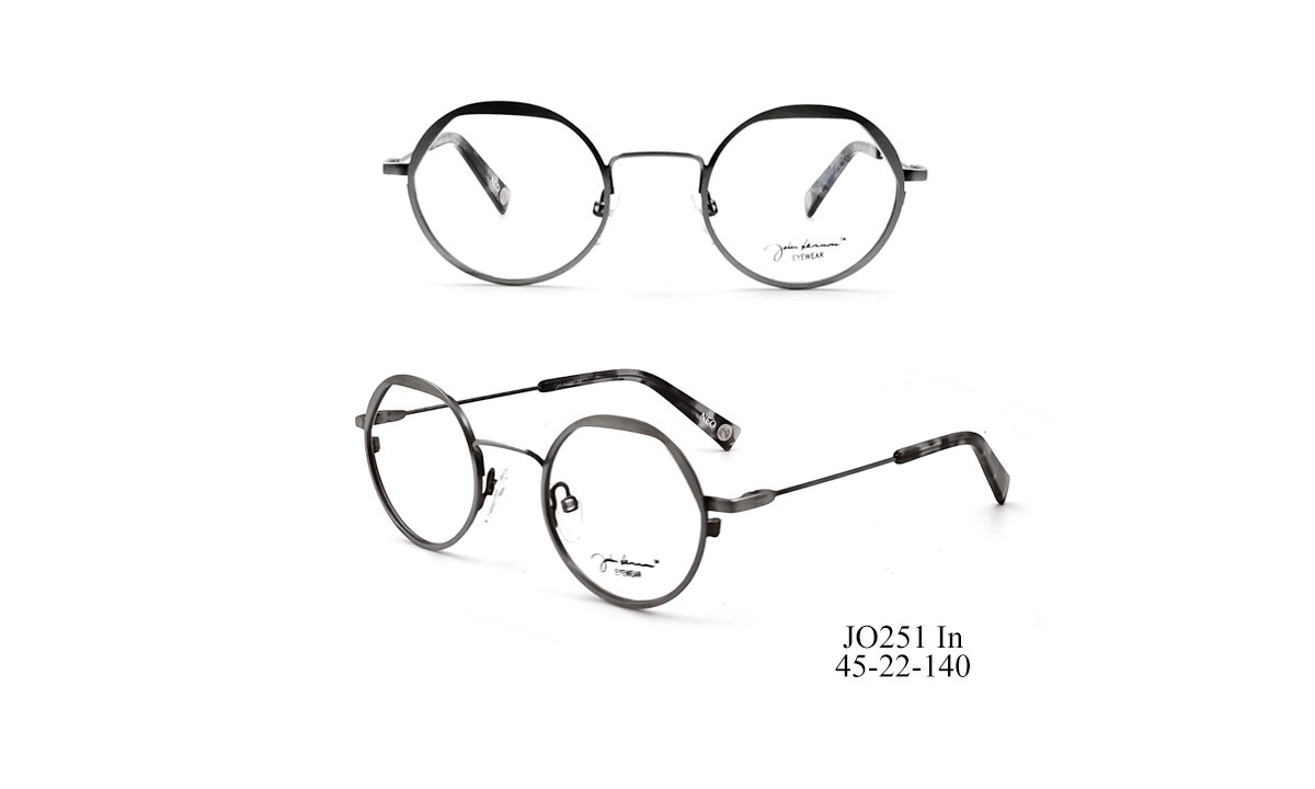 John Lennon Eyewear frame style JO251, gunmetal round metal