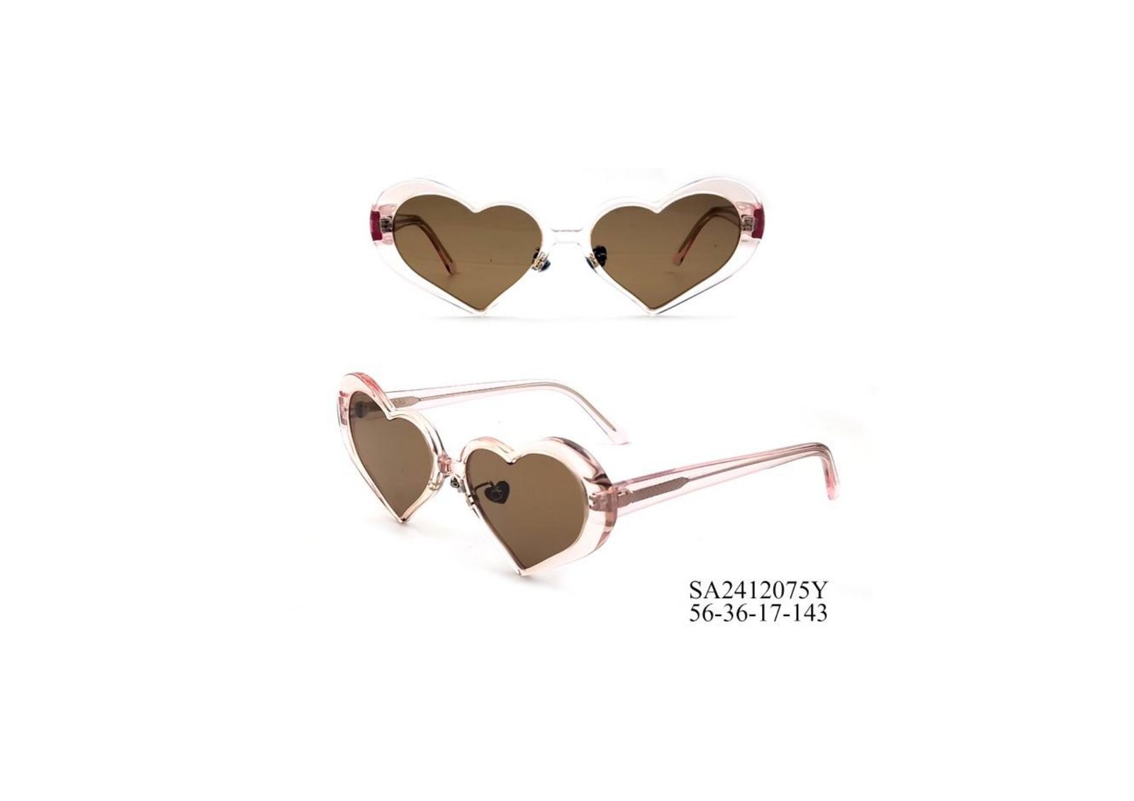 Luxury Collection heart-shaped acetate sunglasses SA2412075Y