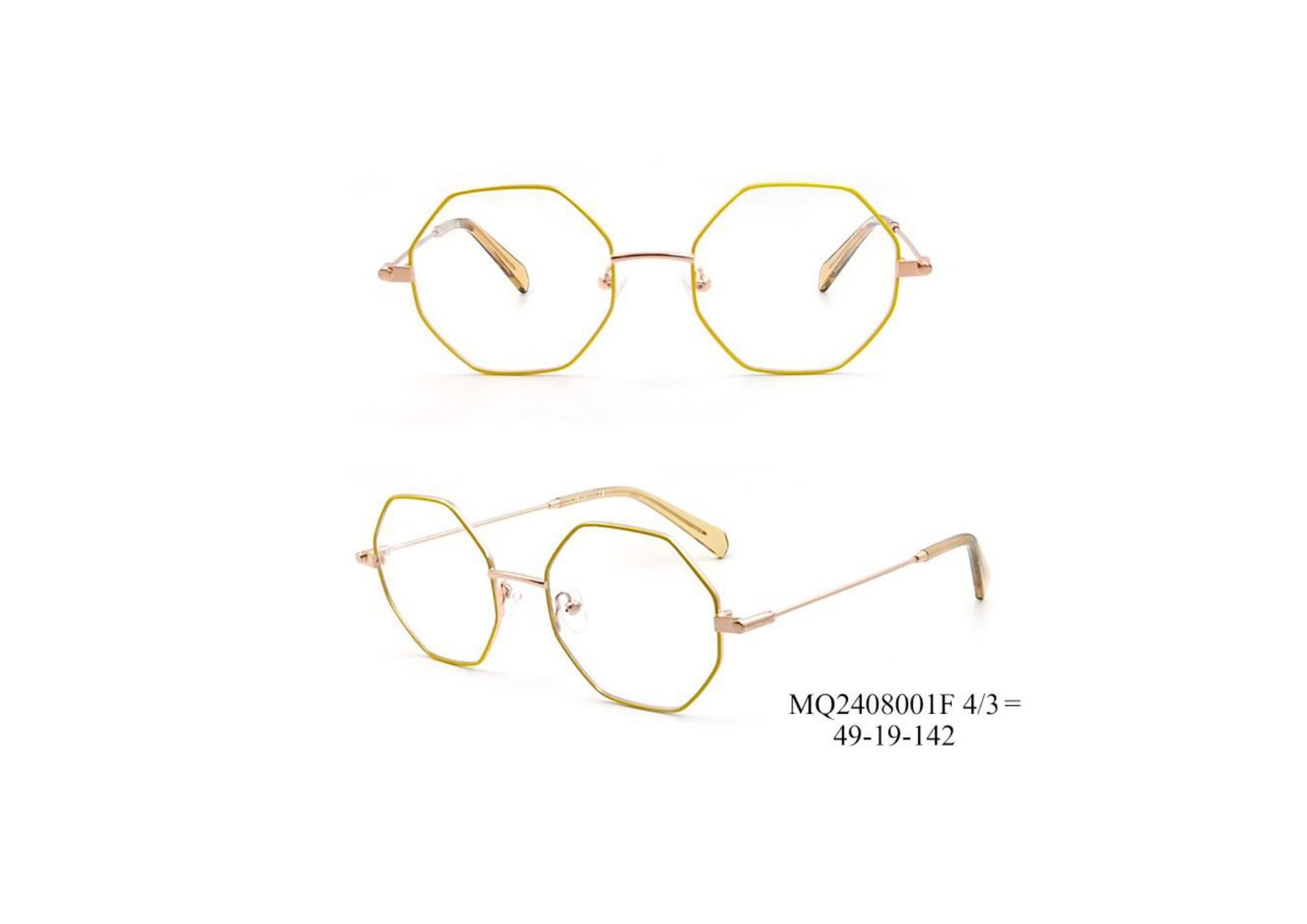 Premium Collection navy geometric metal frame MQ2408001F
