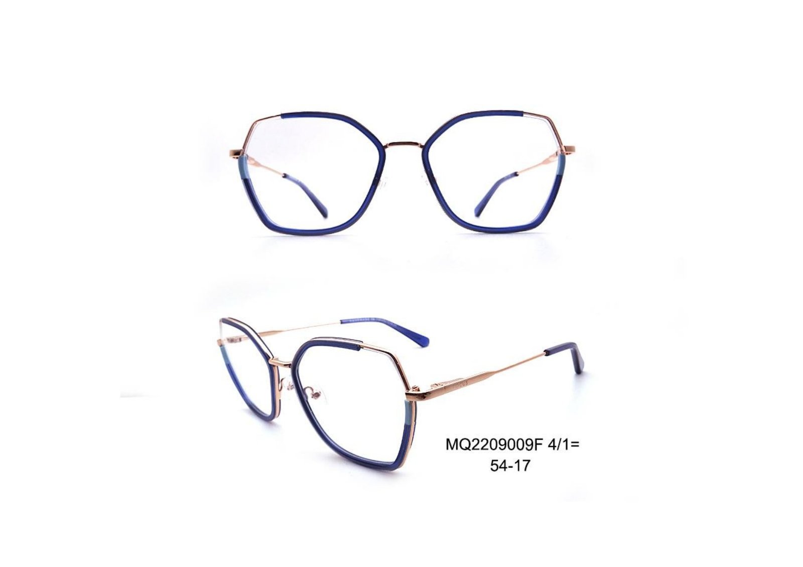 Premium Collection blue geometric metal frame MQ2209009F