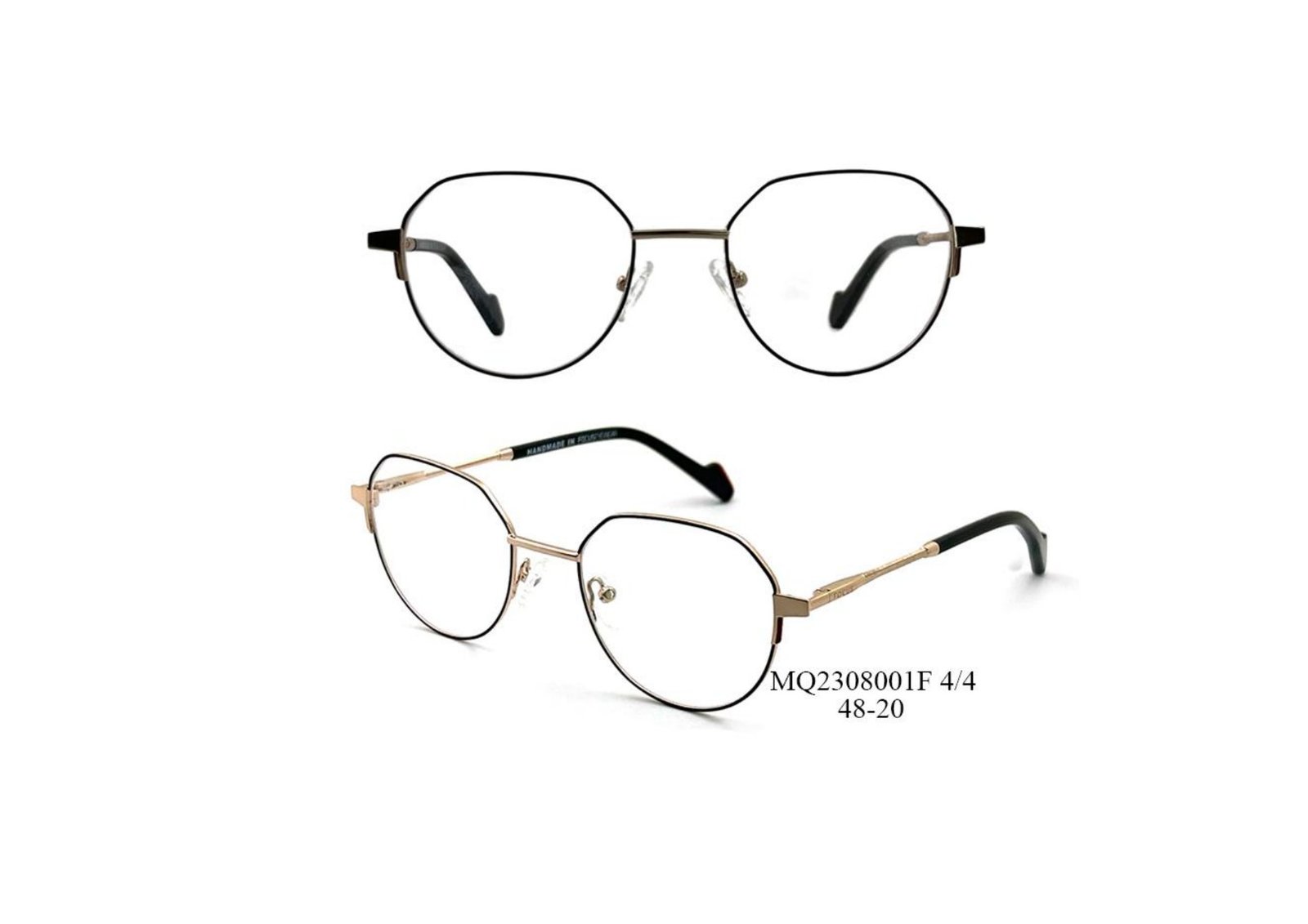 Premium Collection black and gold octagon metal frame MQ2308001F